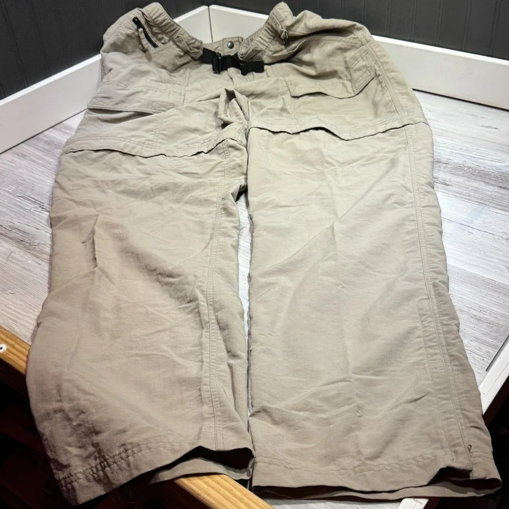 VTG The North Face Convertible Belt Pants Zip Off Leg Cargo Hiking Pants Mens XL